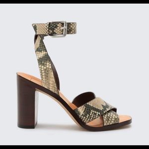 NIB Dolce Vita Nala Heel In Snake - Size 8.5